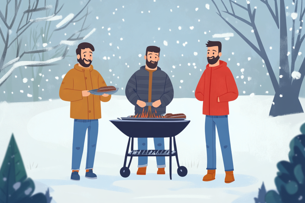 winter grilling